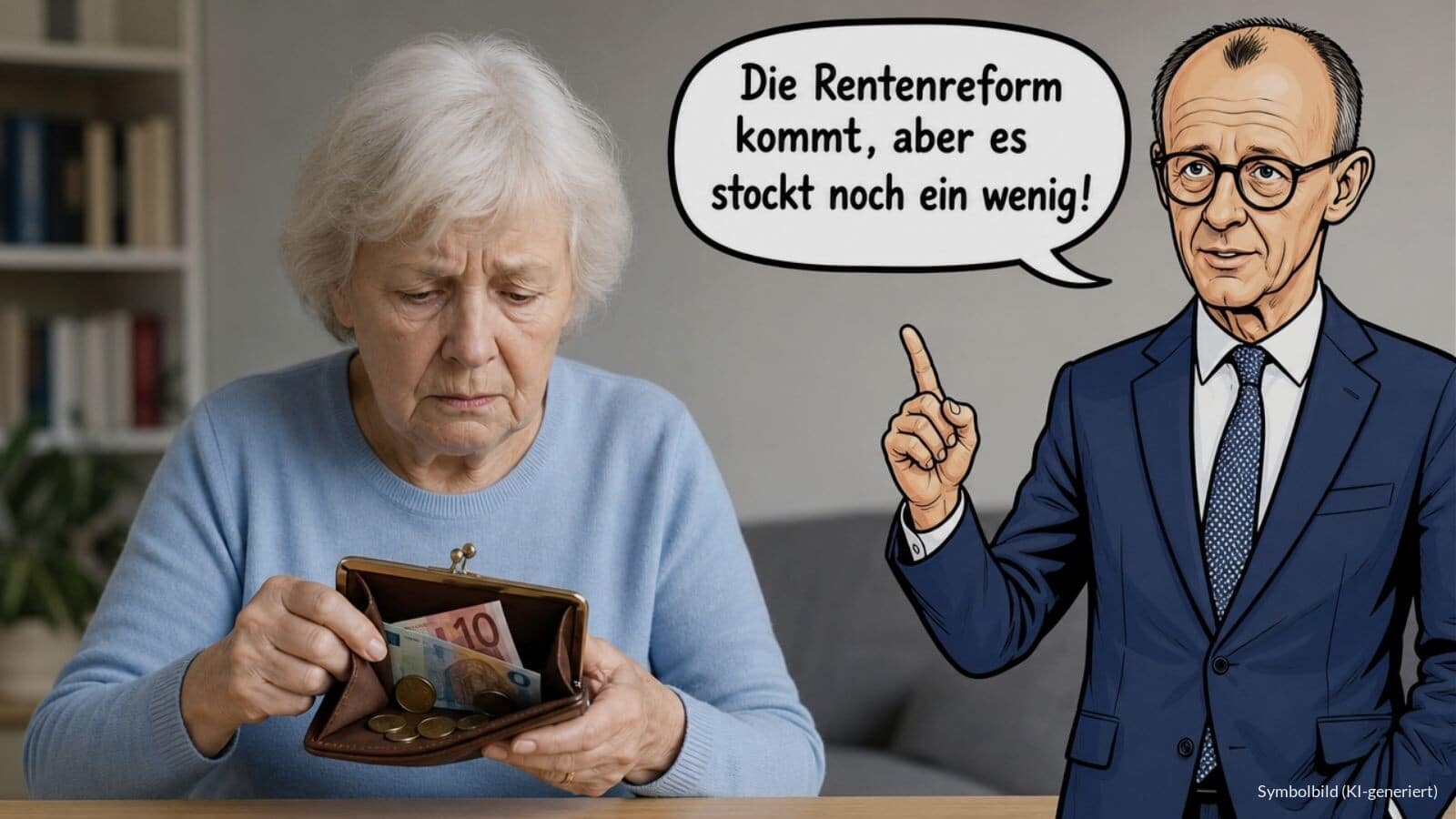3 Punkte halten die Rentenreform auf: 45 Jahre, Minijobs und Altersteilzeit