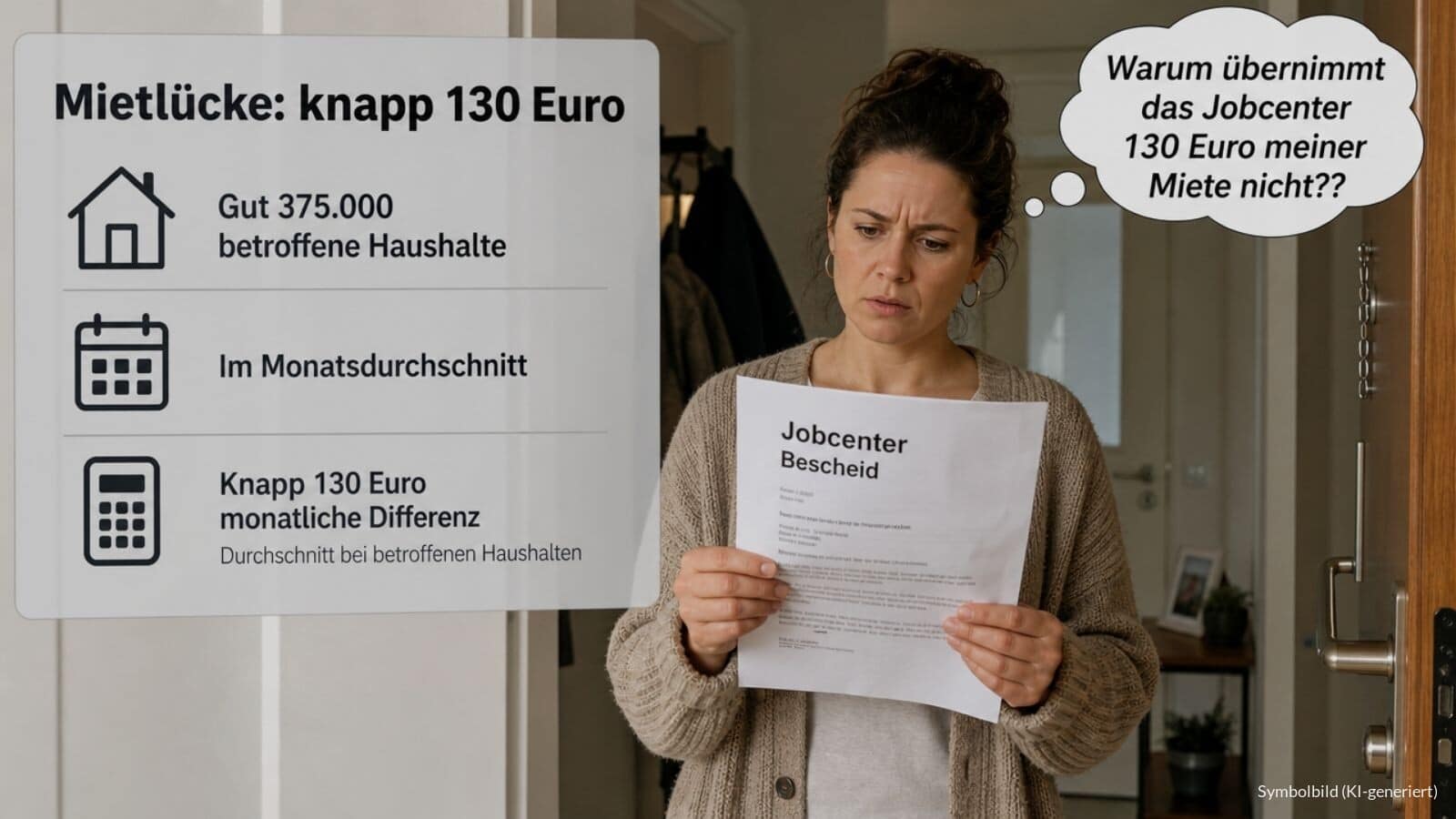 Neue Grundsicherung: Mietkostenlücke steigt weiter