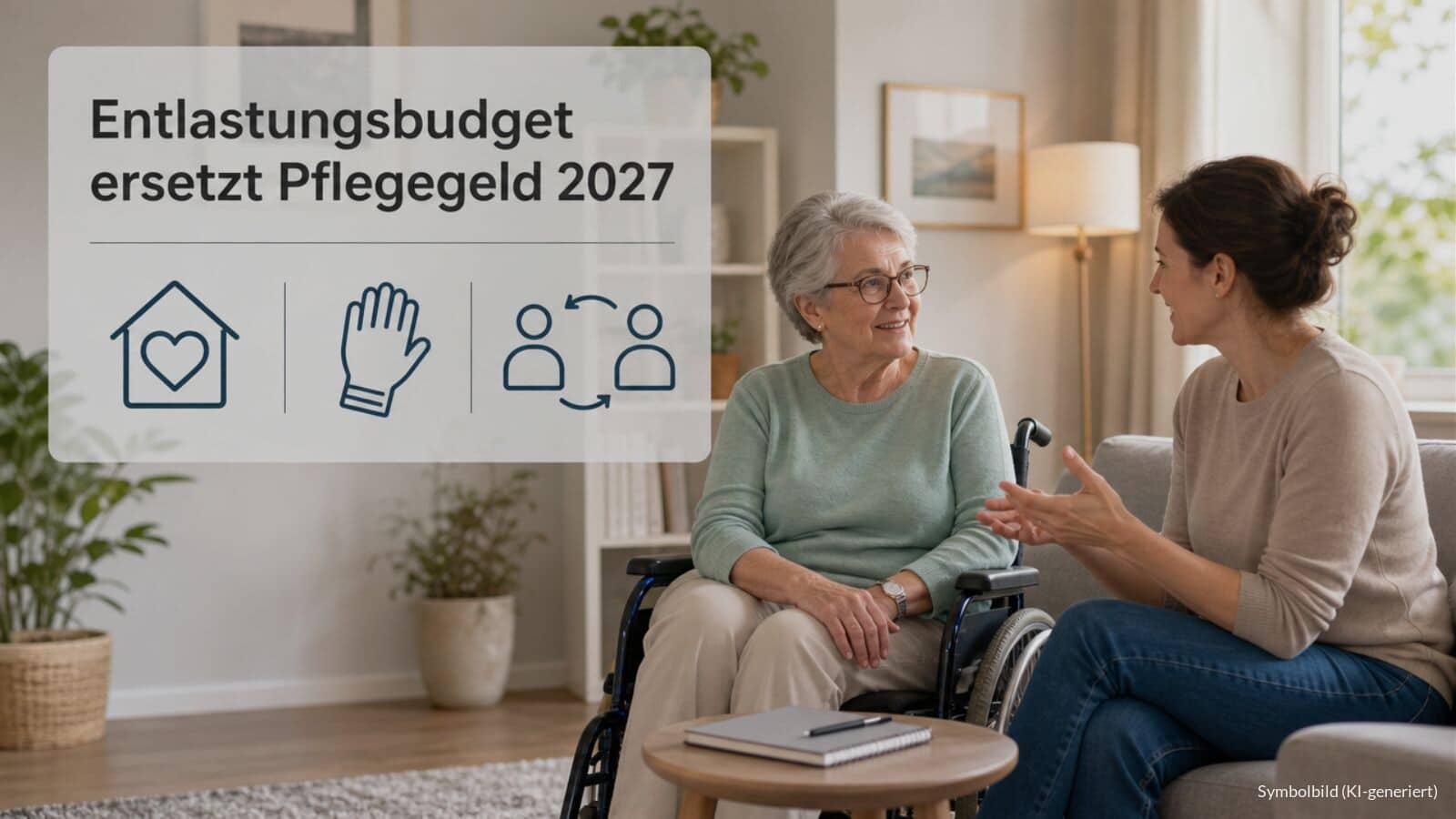Entlastungsbudget ersetzt Pflegegeld 2027