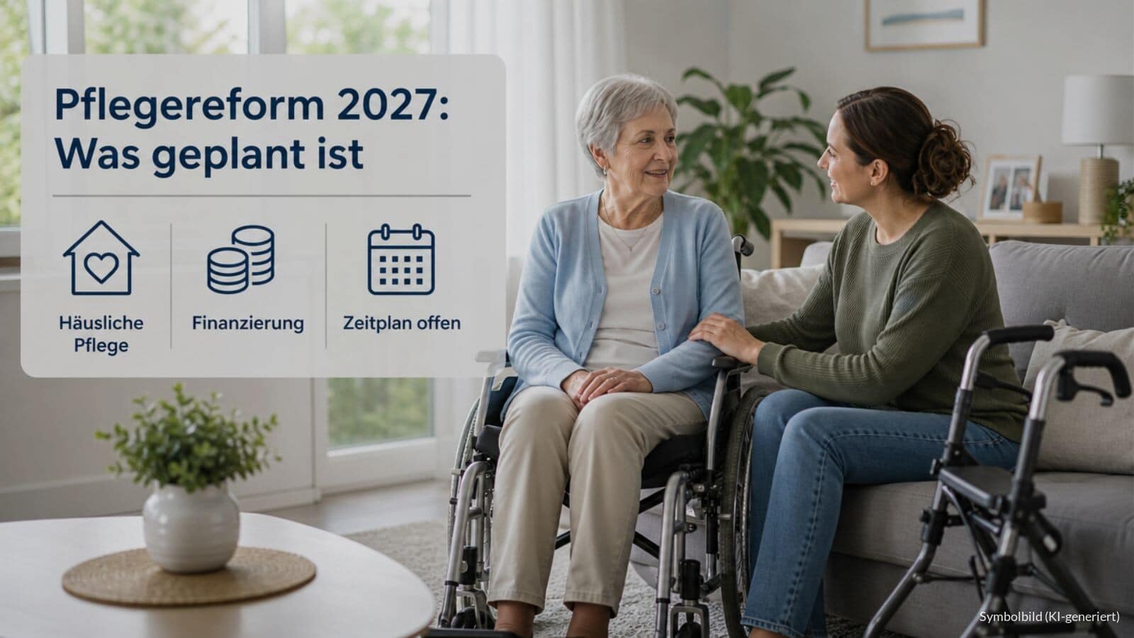 Pflegereform 2027 - was steht fest, was ist offen