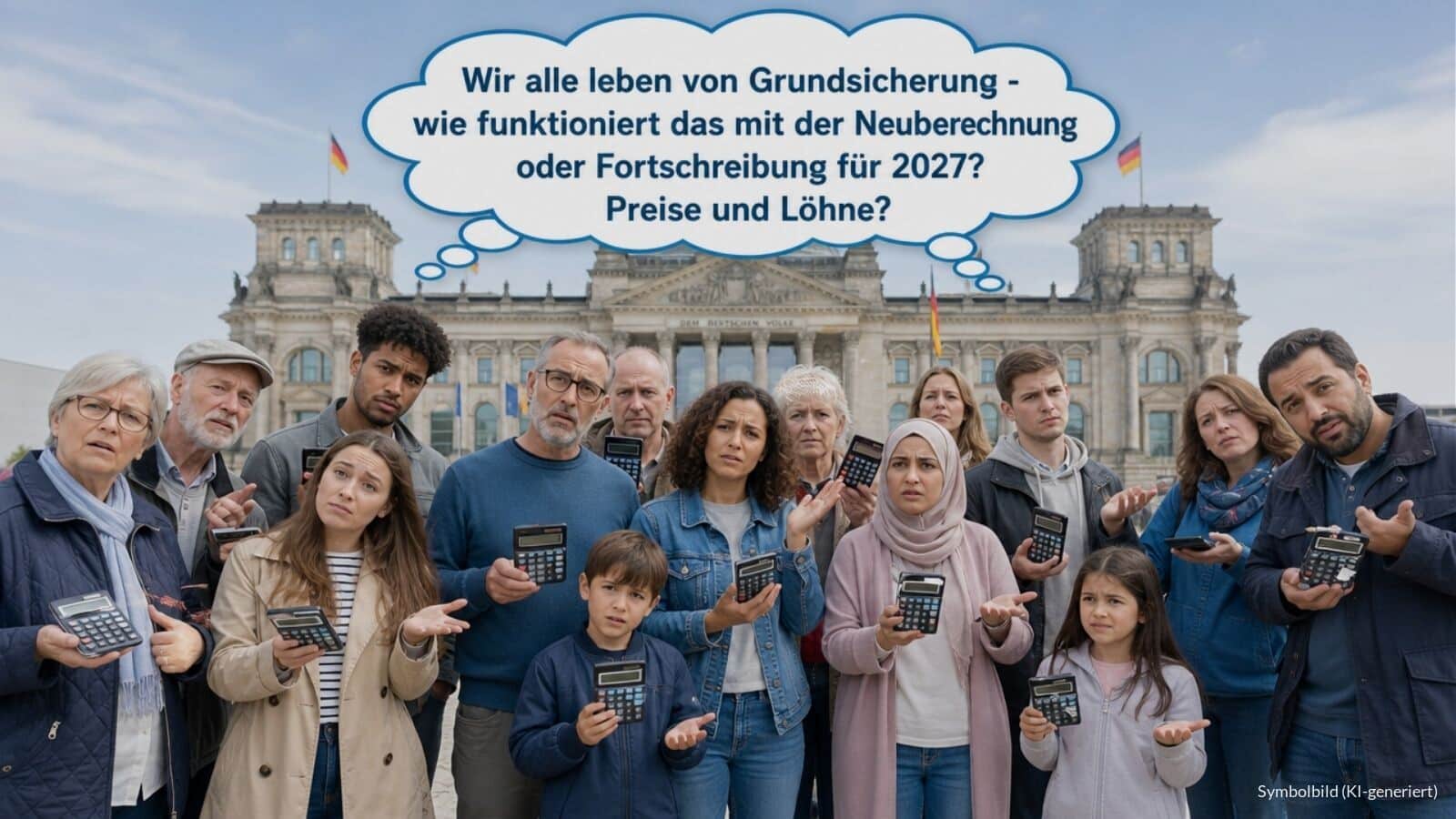 Regelbedarf Fortschreibung 2027 für Grundsicherung