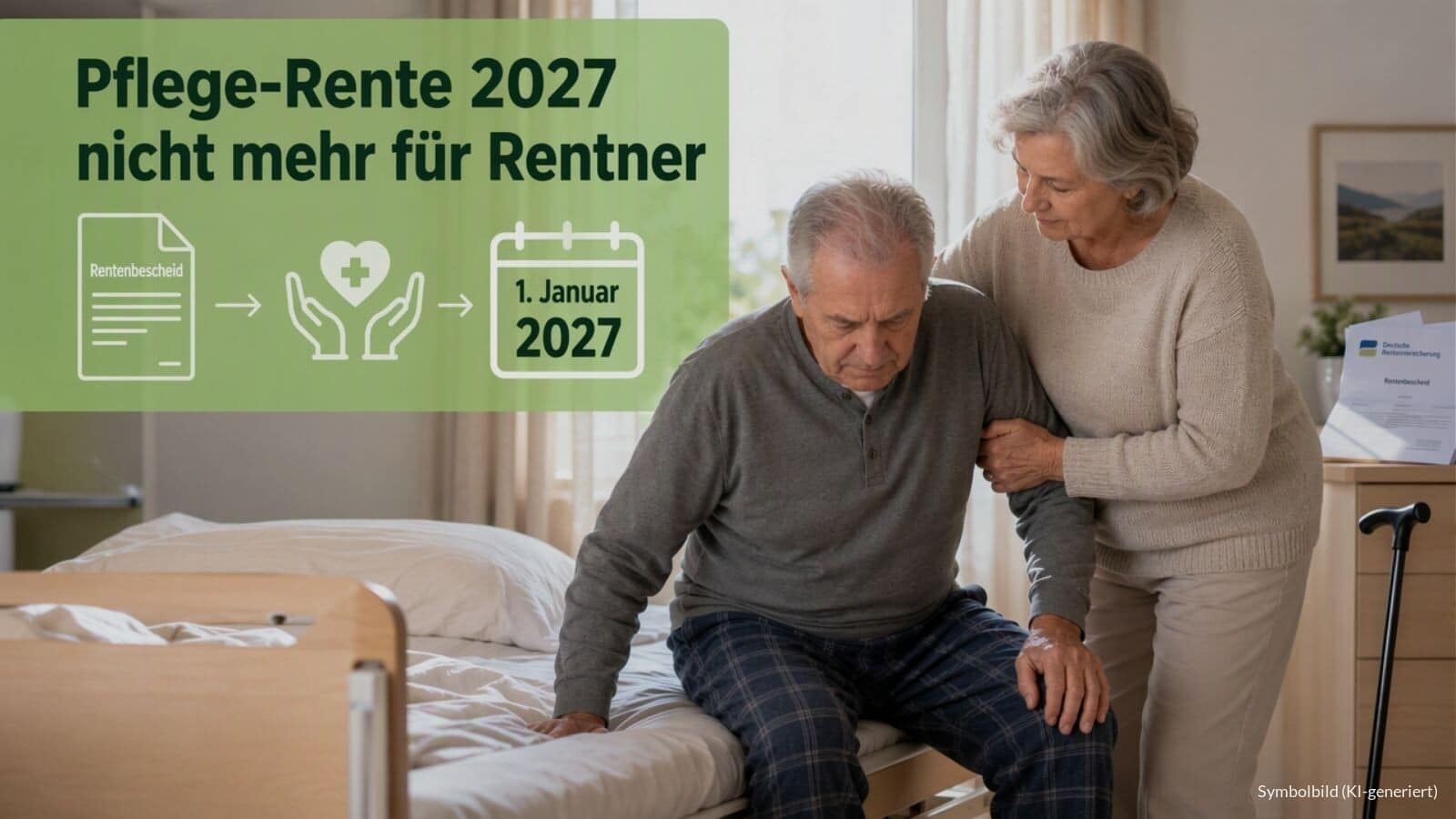 Rente durch Pflege erhöhen: ab 2027 nicht mehr im Rentenalter