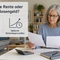 Rente mit 63 oder Arbeitslosengeld beantragen?