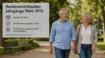 Renteneintrittsalter der Jahrgänge 1964 bis 1972 - Reform