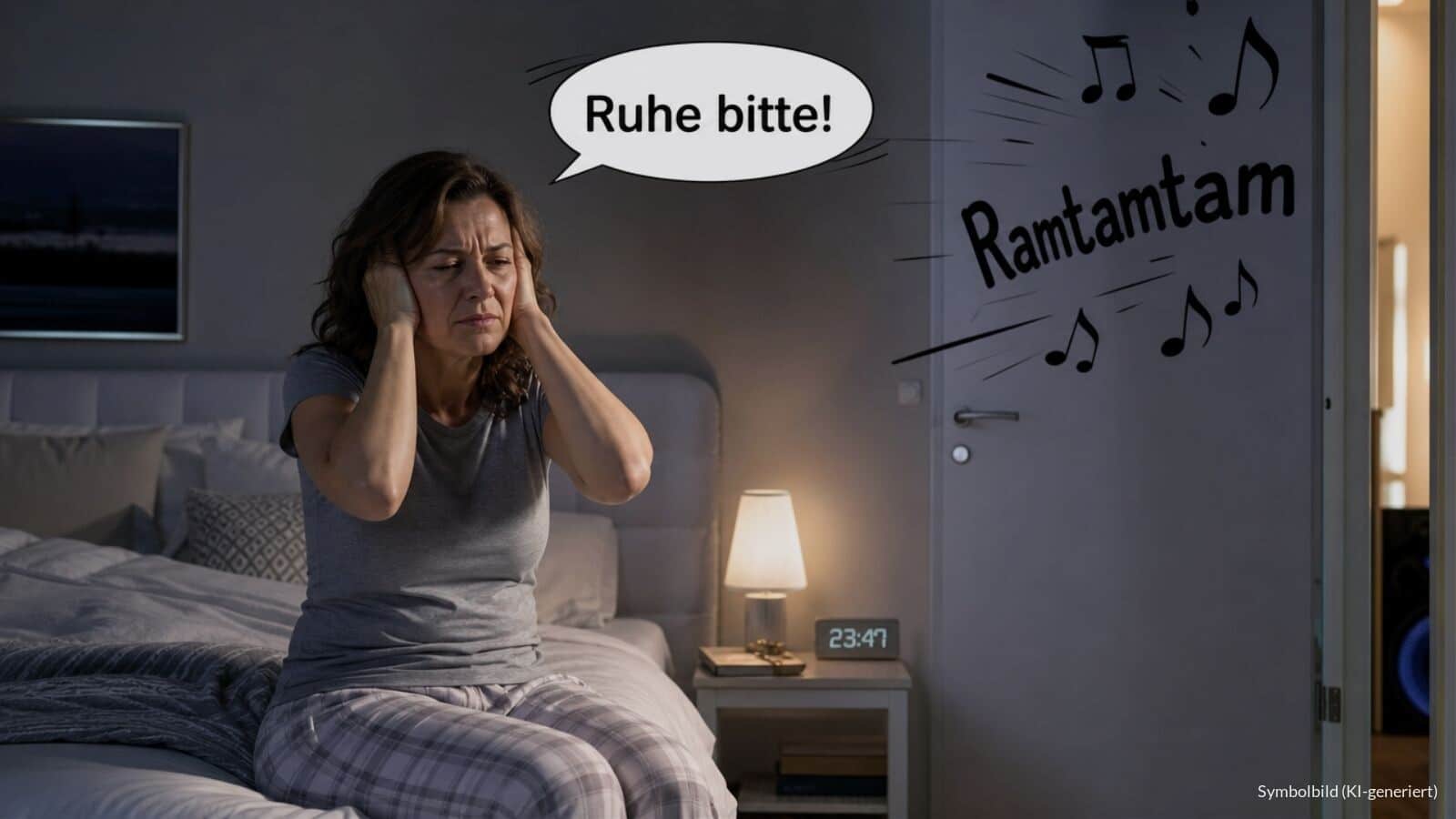 Ruhestörung durch Nachbarn - was tun?