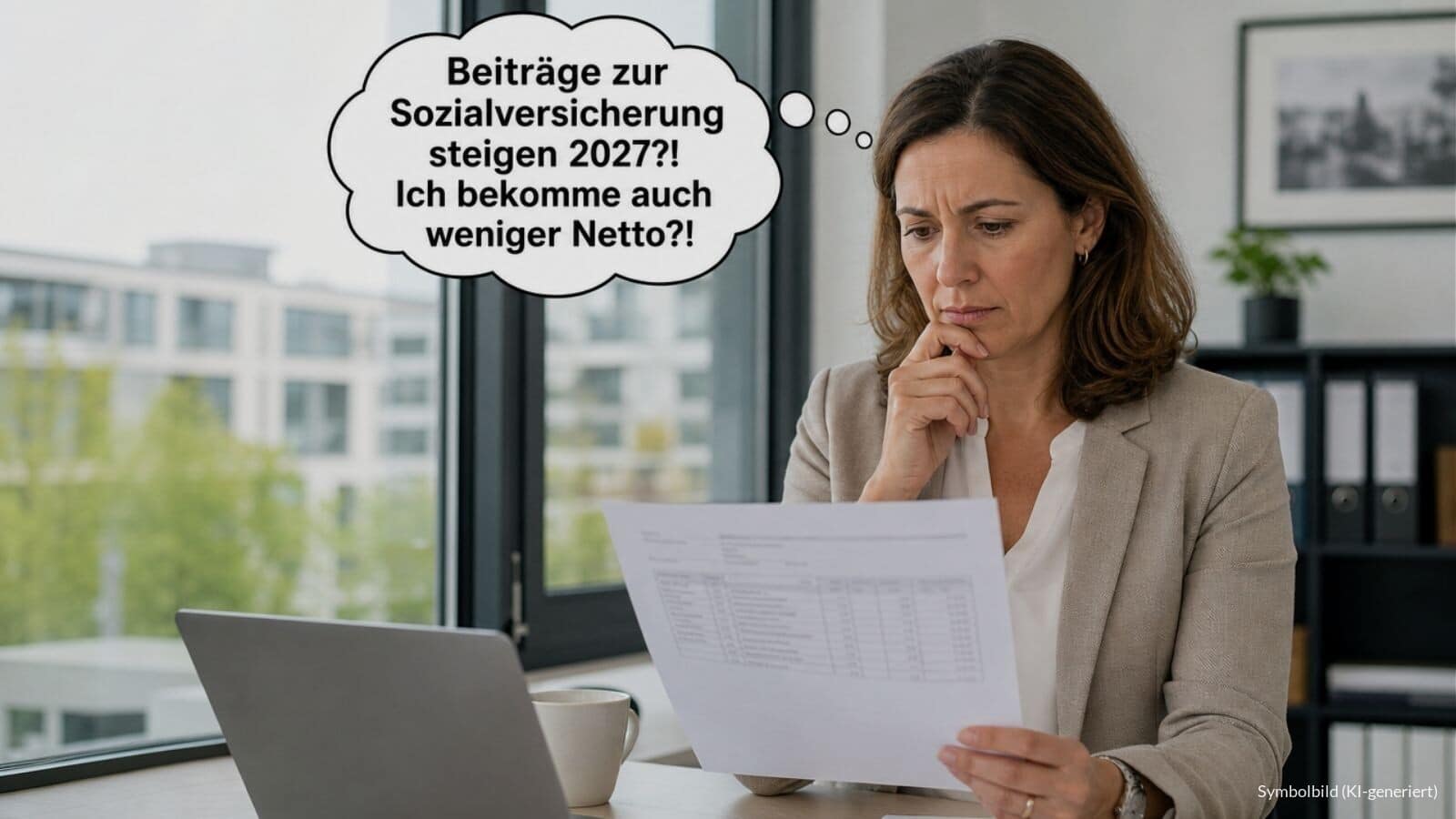 Weniger Netto 2027: Sozialversicherungsbeiträge steigen
