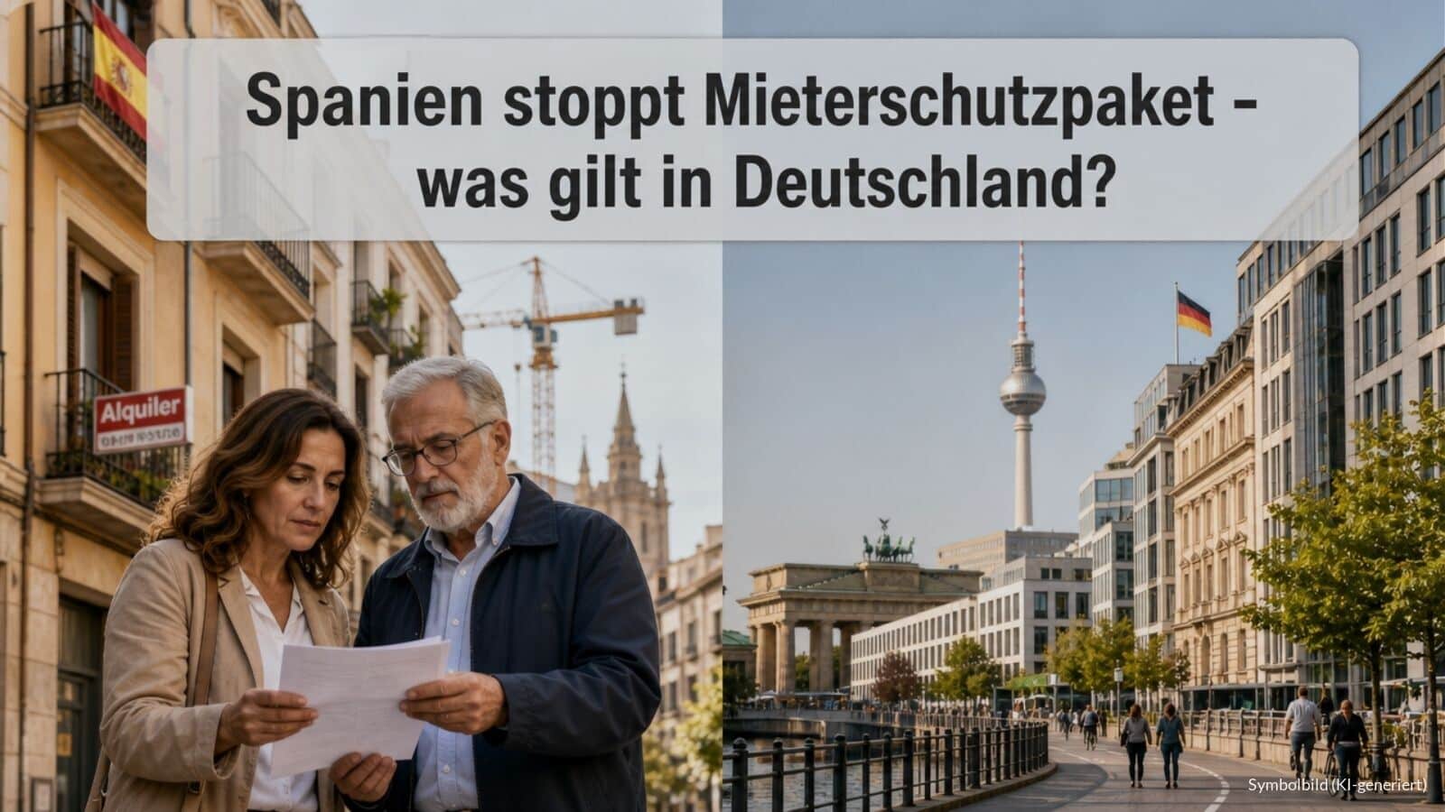 Mieterschutzpaket in Spanien gestoppt - was gilt in Deutschland?