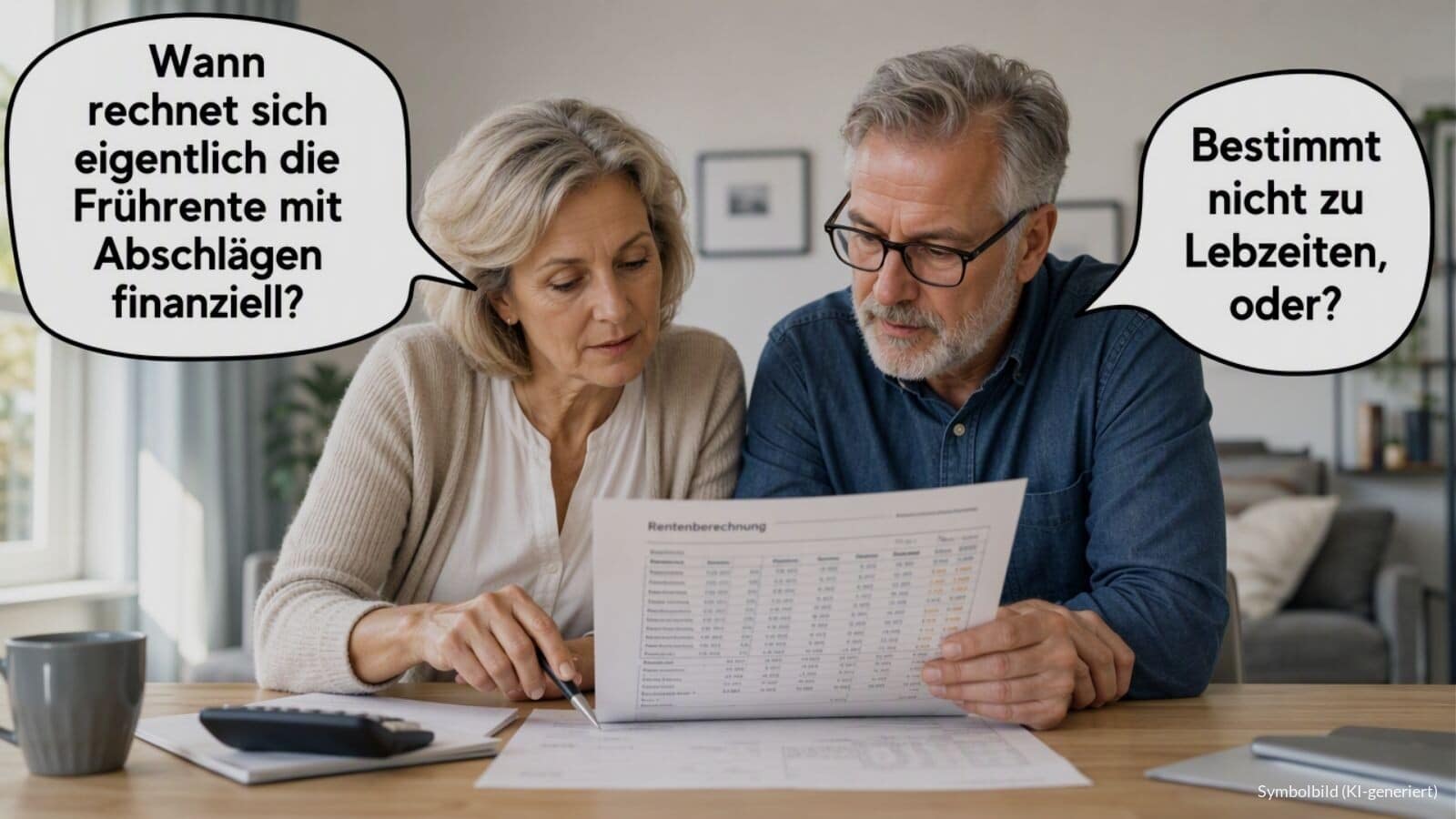 Wann sich die Rente mit Abschlägen finanziell erst rechnet!