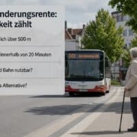 Keine 500 m mehr laufen - Anspruch auf EM-Rente?