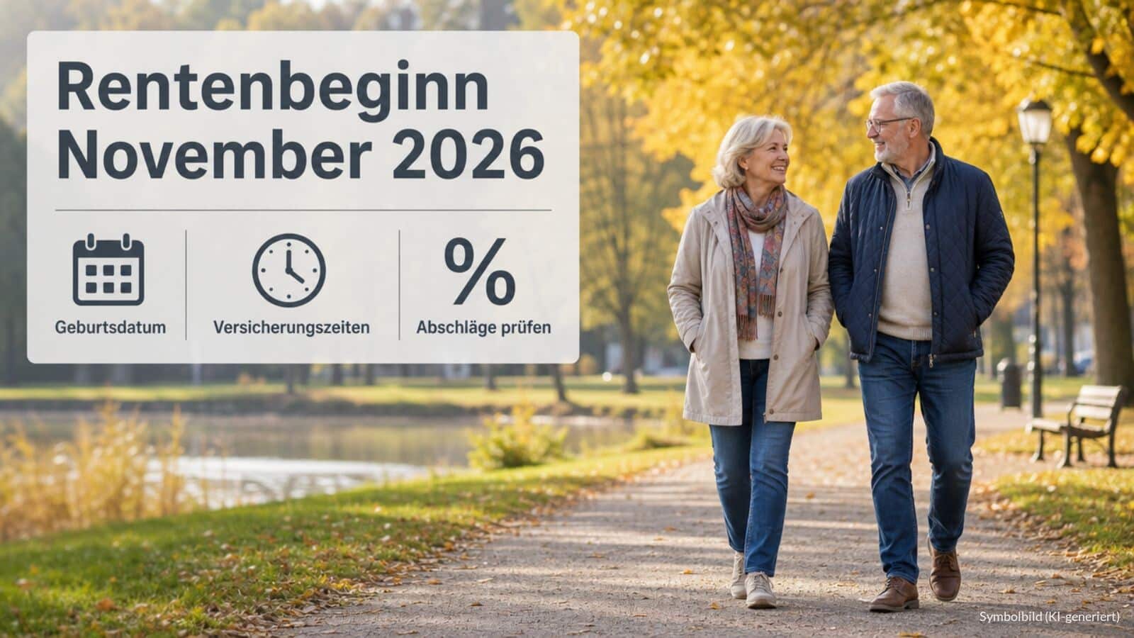Wer im November 2026 erstmalig in Rente gehen kann.