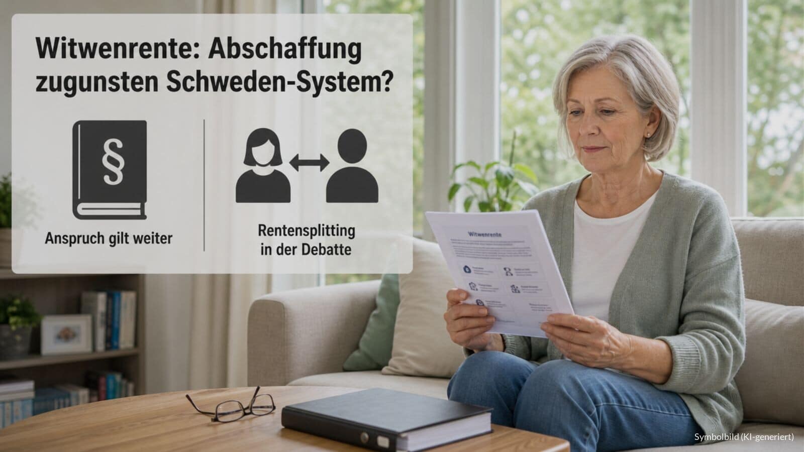 Abschaffung der Witwenrente zugunsten des Schweden Modells?