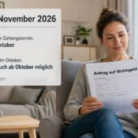 Wohngeld für November 2026: Auszahlung noch im Oktober