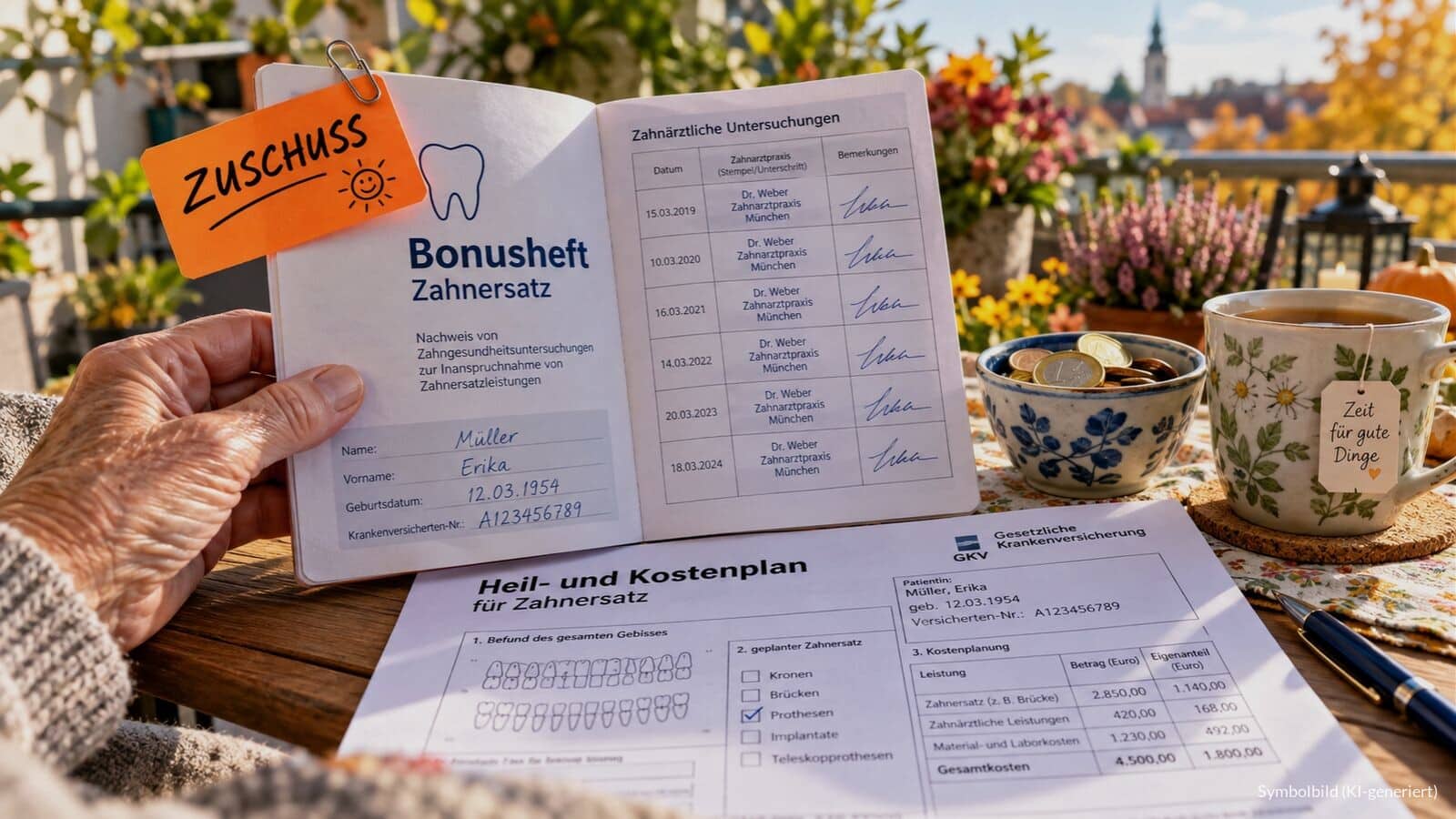 Zahnersatz für Rentner: Kassenzuschuss sinkt 2027 – Härtefall bleibt bei 100 Prozent